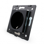 Socket Without Glass Panel - Black