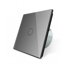 Touch Light Switch Single 2 Way - Gray